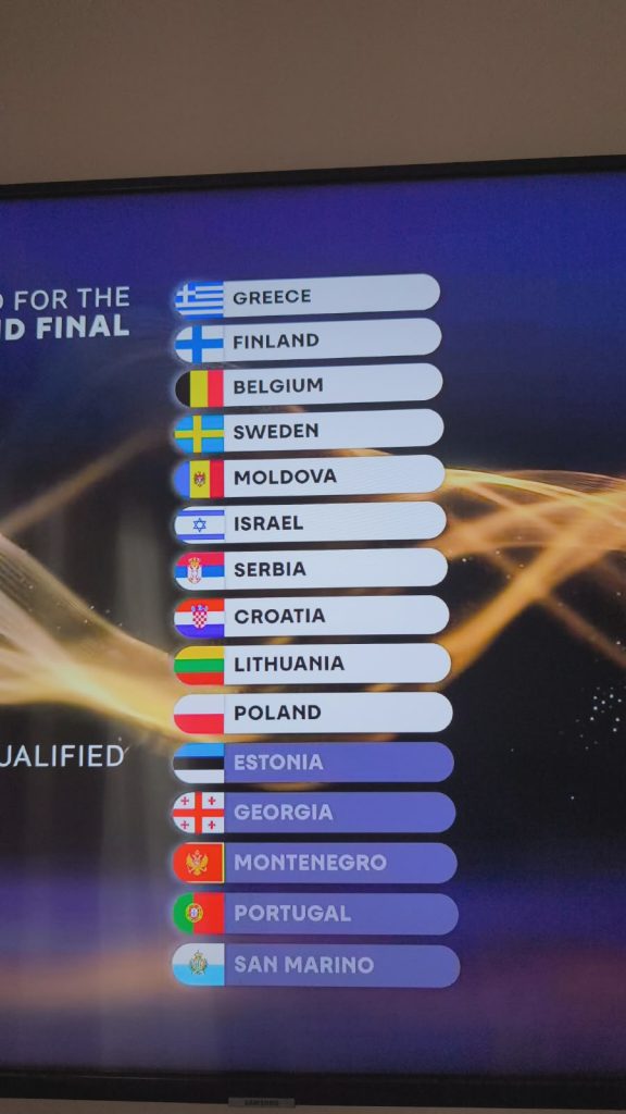 Eurovision 2026 Semifinal 1